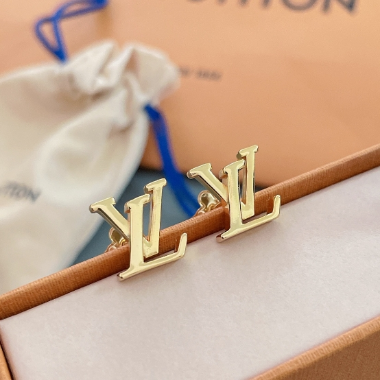 LV-Simple Classic and Versatile Logo Earrings