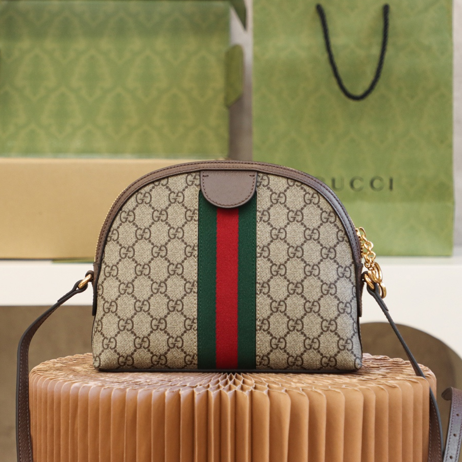 GUCCI-Ophidia Crossbody Shell Bag