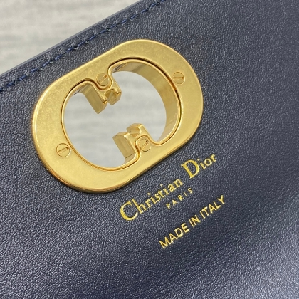 Dior-Shoulder Strap Mini Slip Leather Handbag