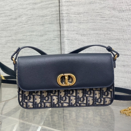 Dior-Shoulder Strap Mini Slip Leather Handbag