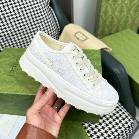 GUCCI-Classic Presbyopia Cloth Thick Soled Shoes