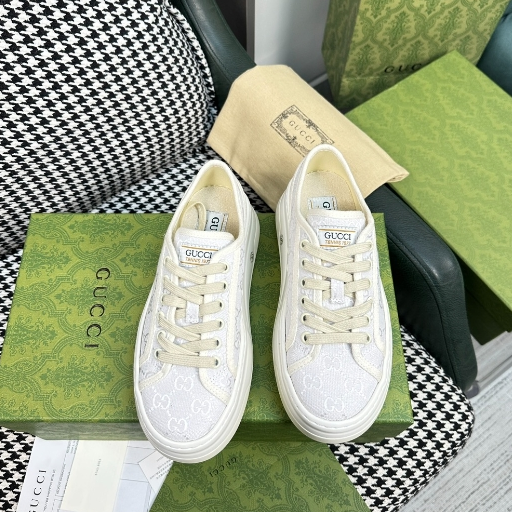 GUCCI-Classic Presbyopia Cloth Thick Soled Shoes