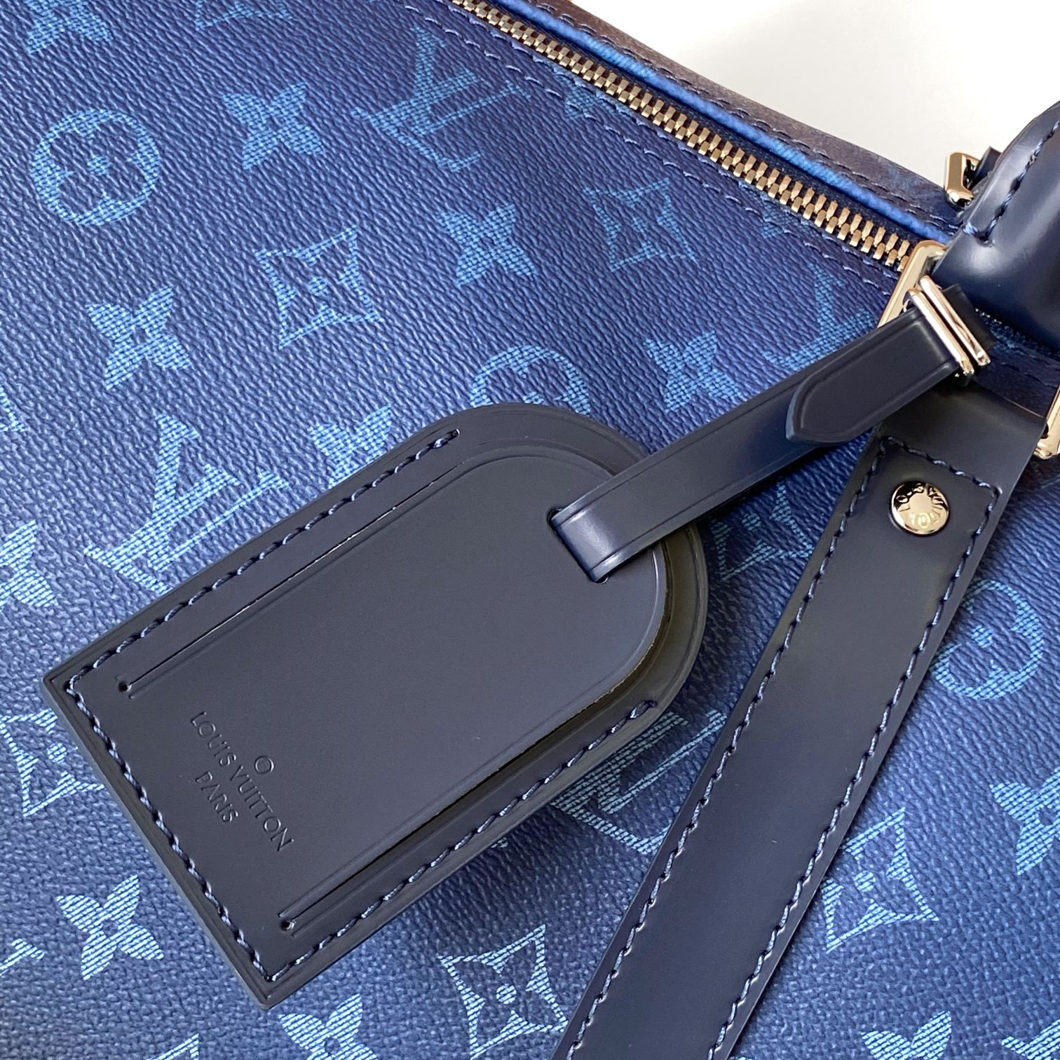 LV-keepall Bandouliere 55 Shoulder Bag Blue
