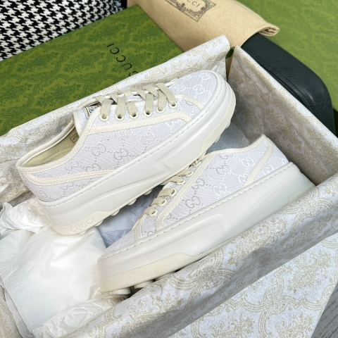 GUCCI-Classic Presbyopia Cloth Thick Soled Shoes