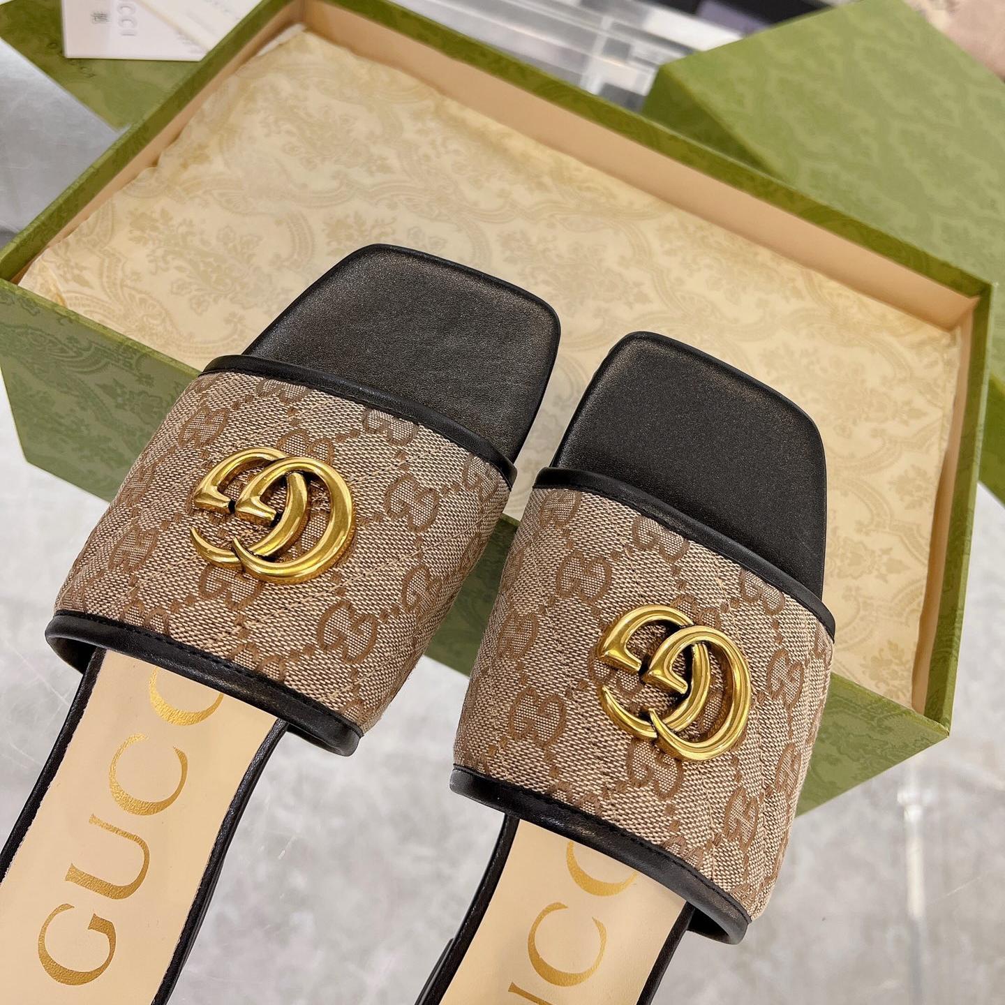 Gucci-spring and summer flat slippers