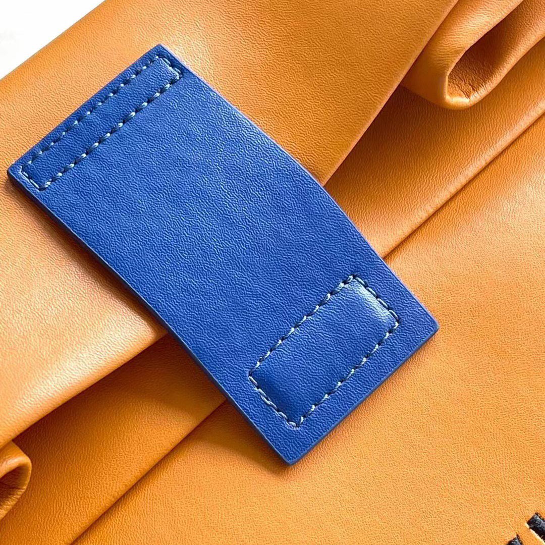 LV-Orange Cowhide Handba