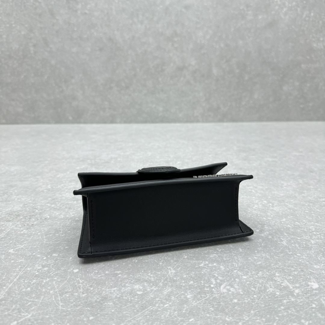 Jacquemus -Bamnino new black silver small crossbody bag