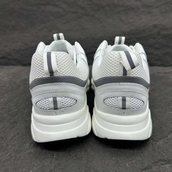 Dior-White Mesh Fabric Sports Shoes