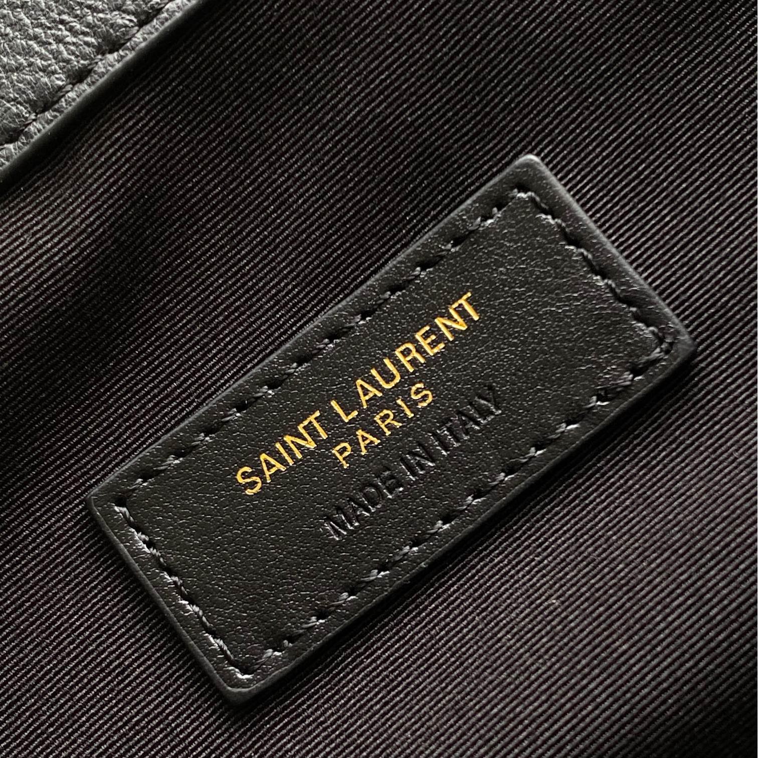 YSL-Jamie 4.3 Large Pochon Sheepskin Lucky Bag Water Bucket Bag