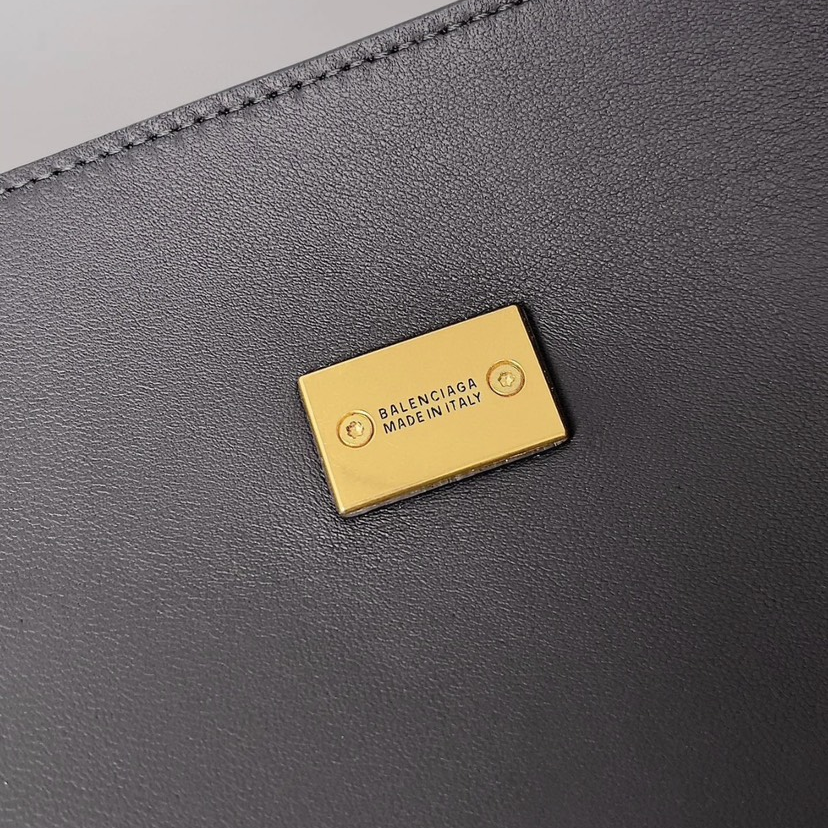 Balenciaga- BEL AIR Cowhide Leather Shoulder Crossbody Handbagndbag