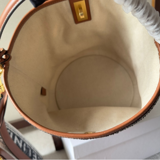 Celine-Fabric Cowhide Handbag