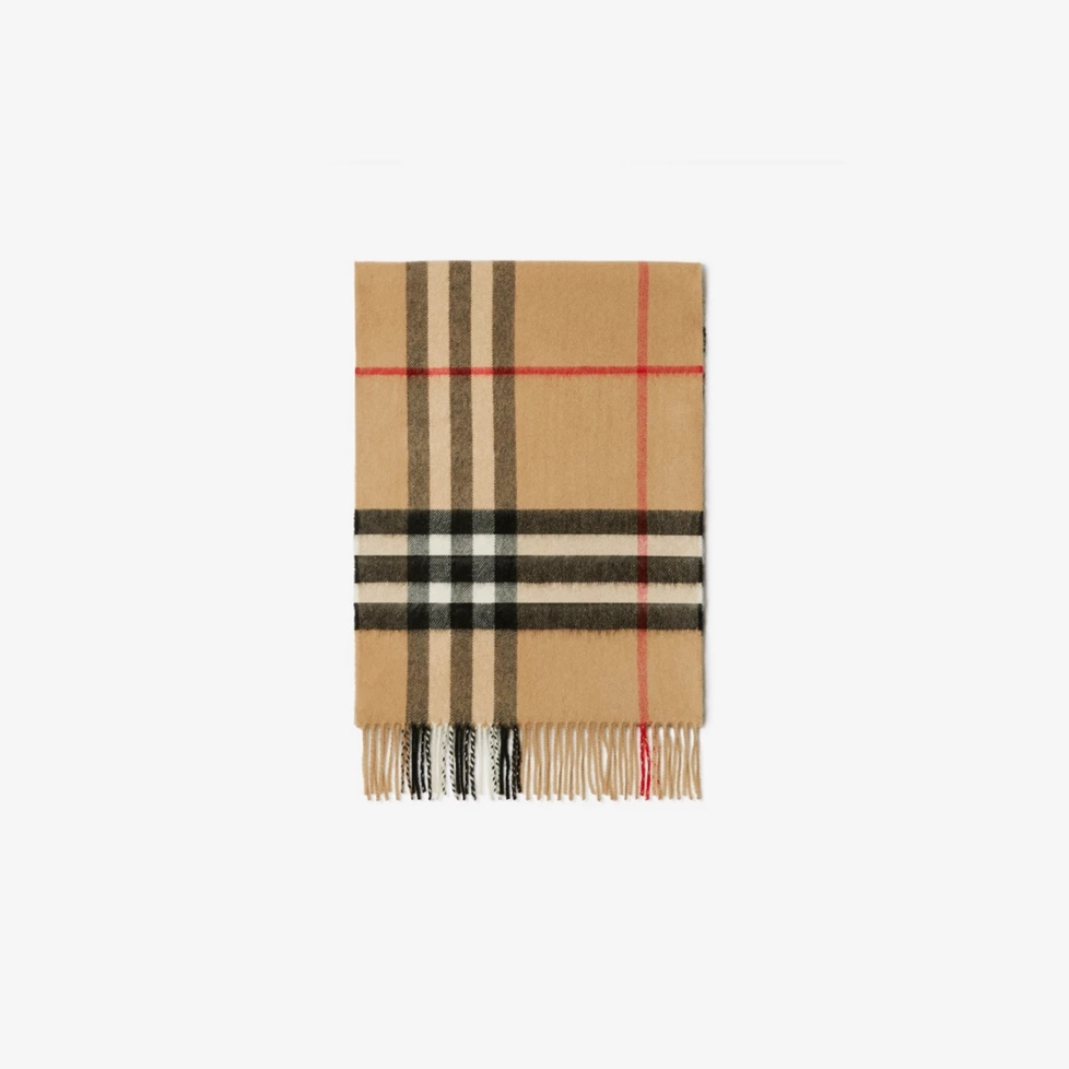 Burberry- Beige Cashmere Scarf