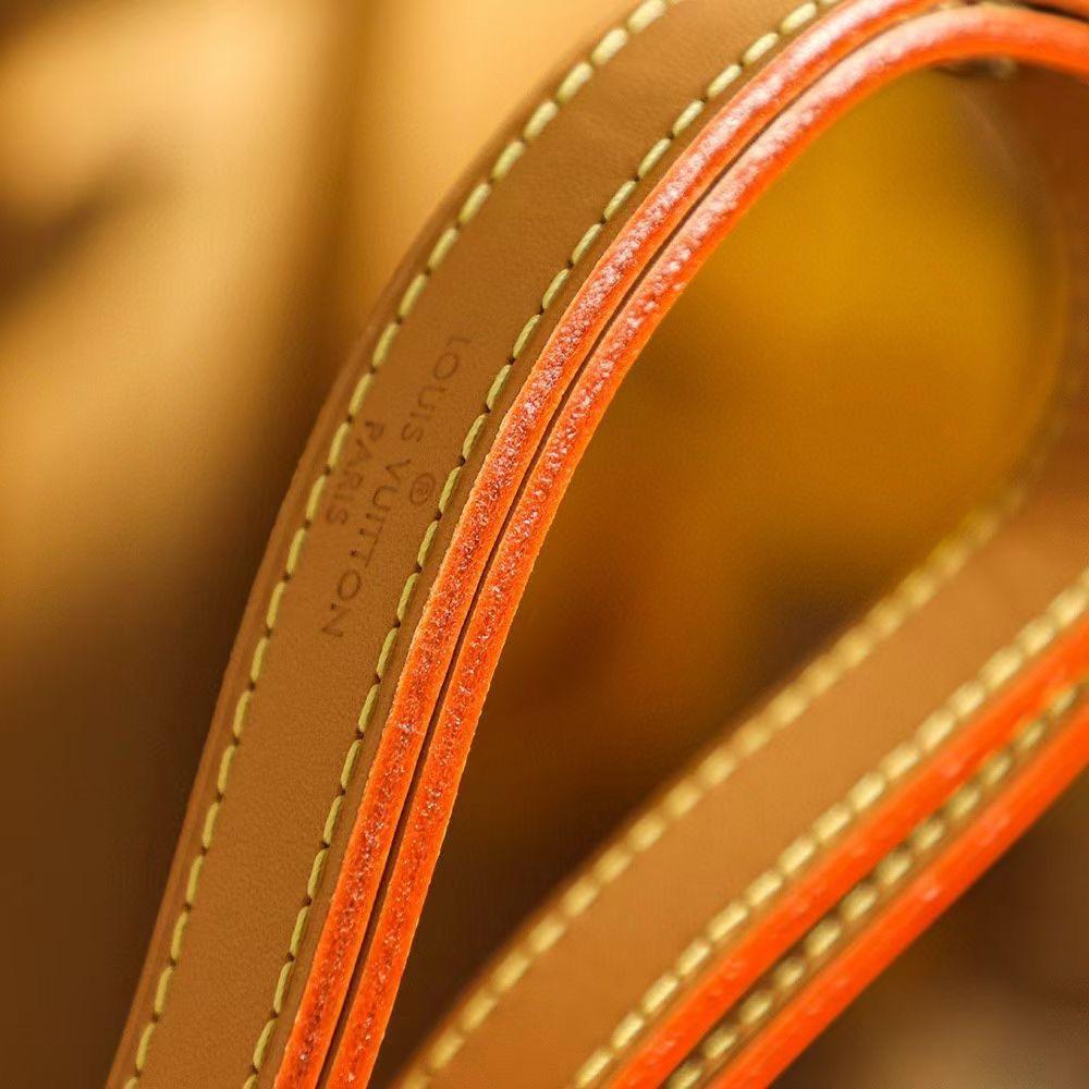 LV-loop Half Moon shaped Stick Bag Handbag