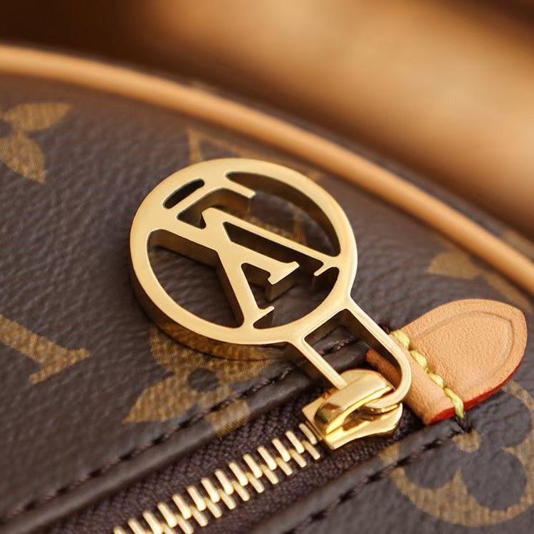 LV-loop Half Moon shaped Stick Bag Handbag
