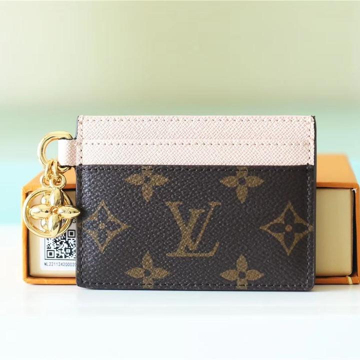 LV-zip vertical classic wallet