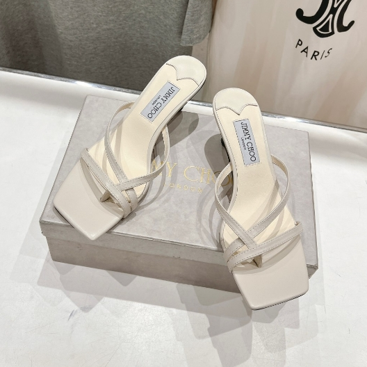 Jimmy Choo-Simple Kitten with Slippers and High Heels