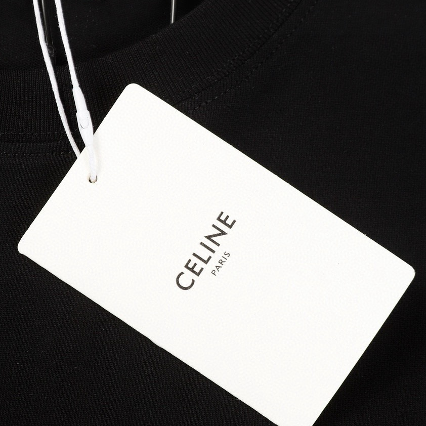 CELINE-Black Short Sleeve