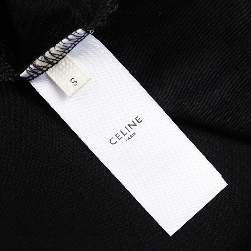 CELINE-Black Short Sleeve