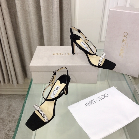 Jimmy Choo-Bow Tie Single Shoes High Heels