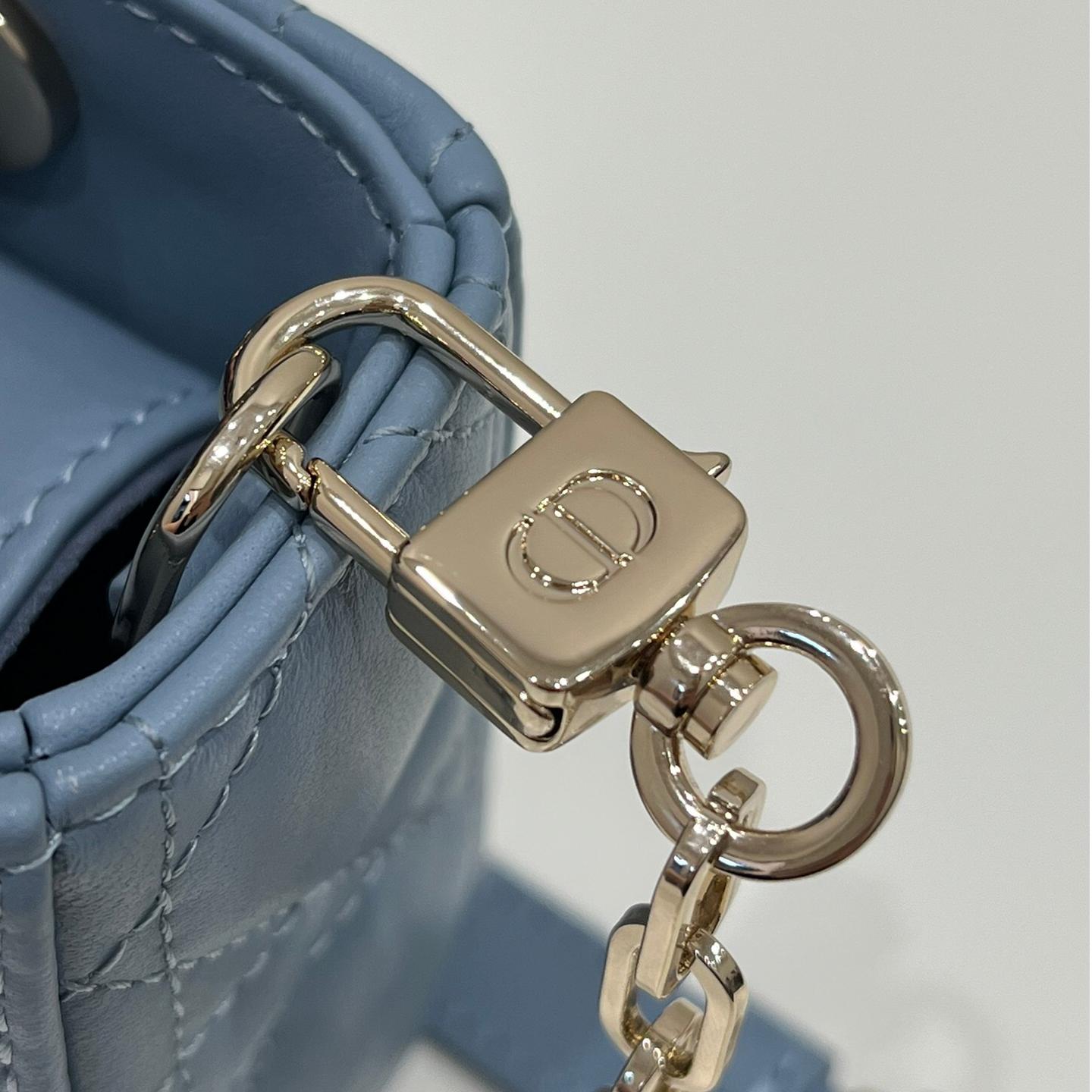 Dior-D joy micro series mini haze blue bag