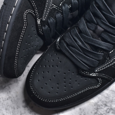 Air Jordan-Black Warrior Hook Low Top Shoes