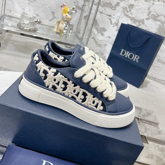 Dior-Casual Flat Bottomed Board Shoes
