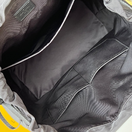 LV-Frosted Cowhide Embossed Pattern Backpack