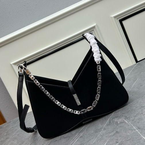 Givenchy-Hollow Out Hardware Chain Handbag