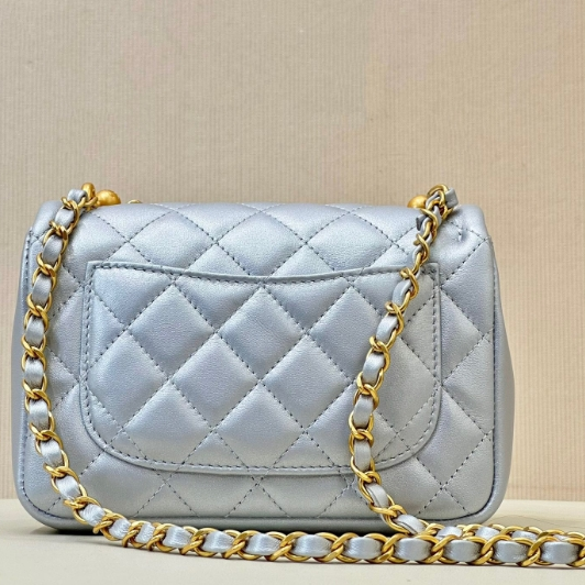 Chanel-Pearl Square Fatty Mini Shoulder Bag