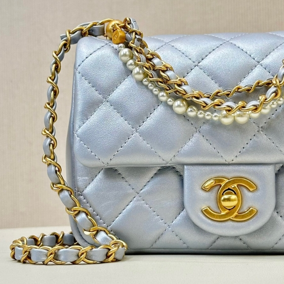 Chanel-Pearl Square Fatty Mini Shoulder Bag
