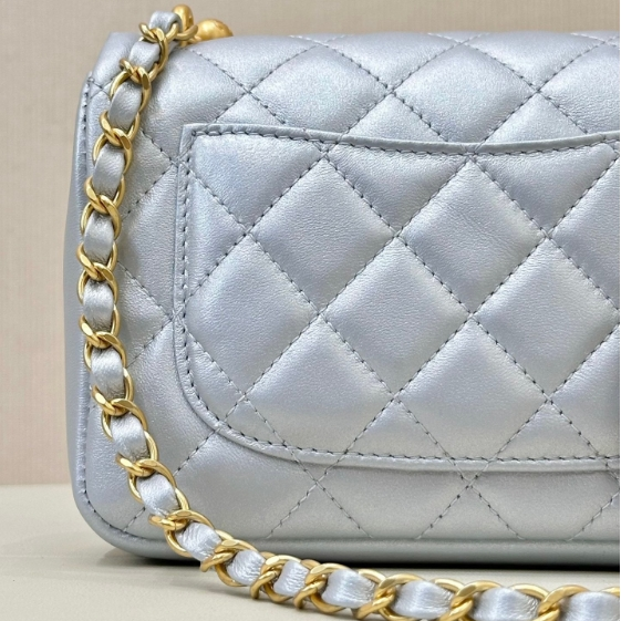 Chanel-Pearl Square Fatty Mini Shoulder Bag