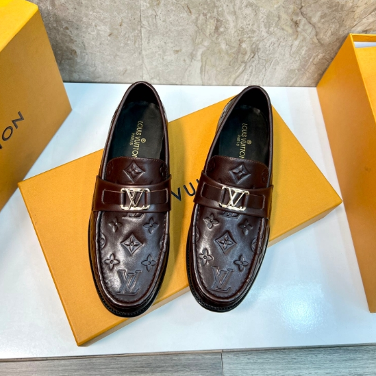 LV-Men's Classic Oxford Leather Shoes