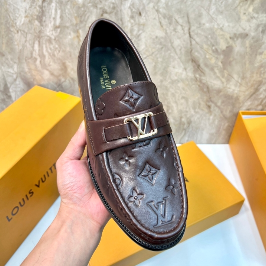 LV-Men's Classic Oxford Leather Shoes