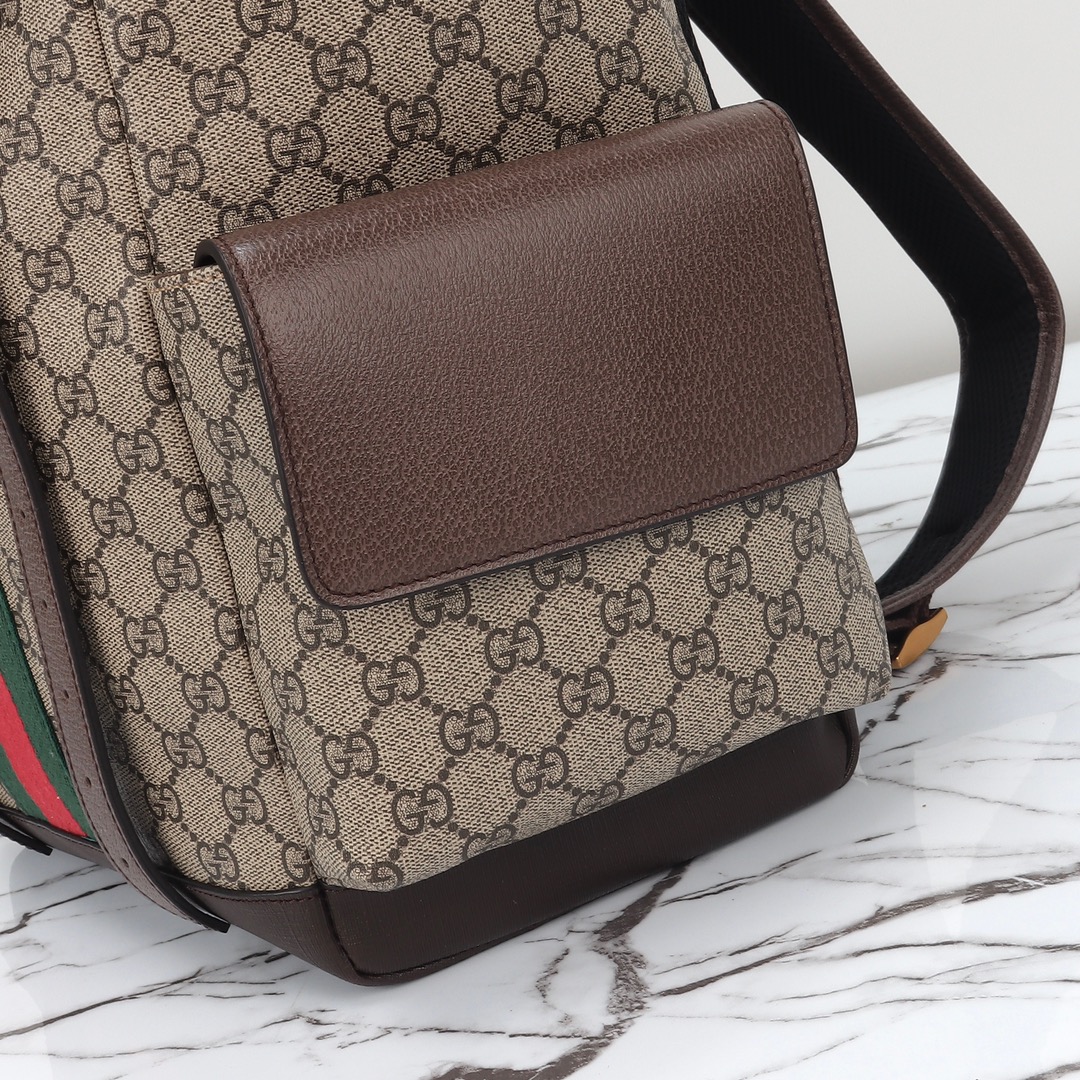 Gucci-GG Supreme Ophidia Series Backpack