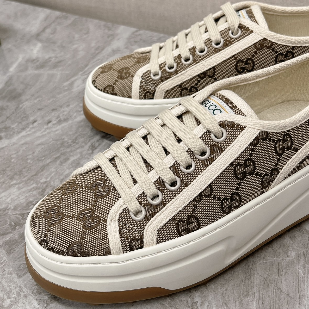 Gucci - Canvas Low cut Casual Shoes