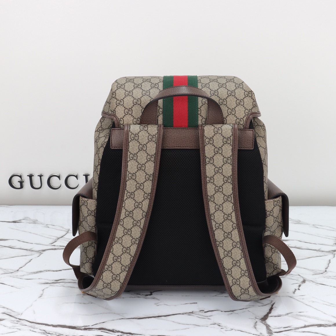 Gucci-GG Supreme Ophidia Series Backpack