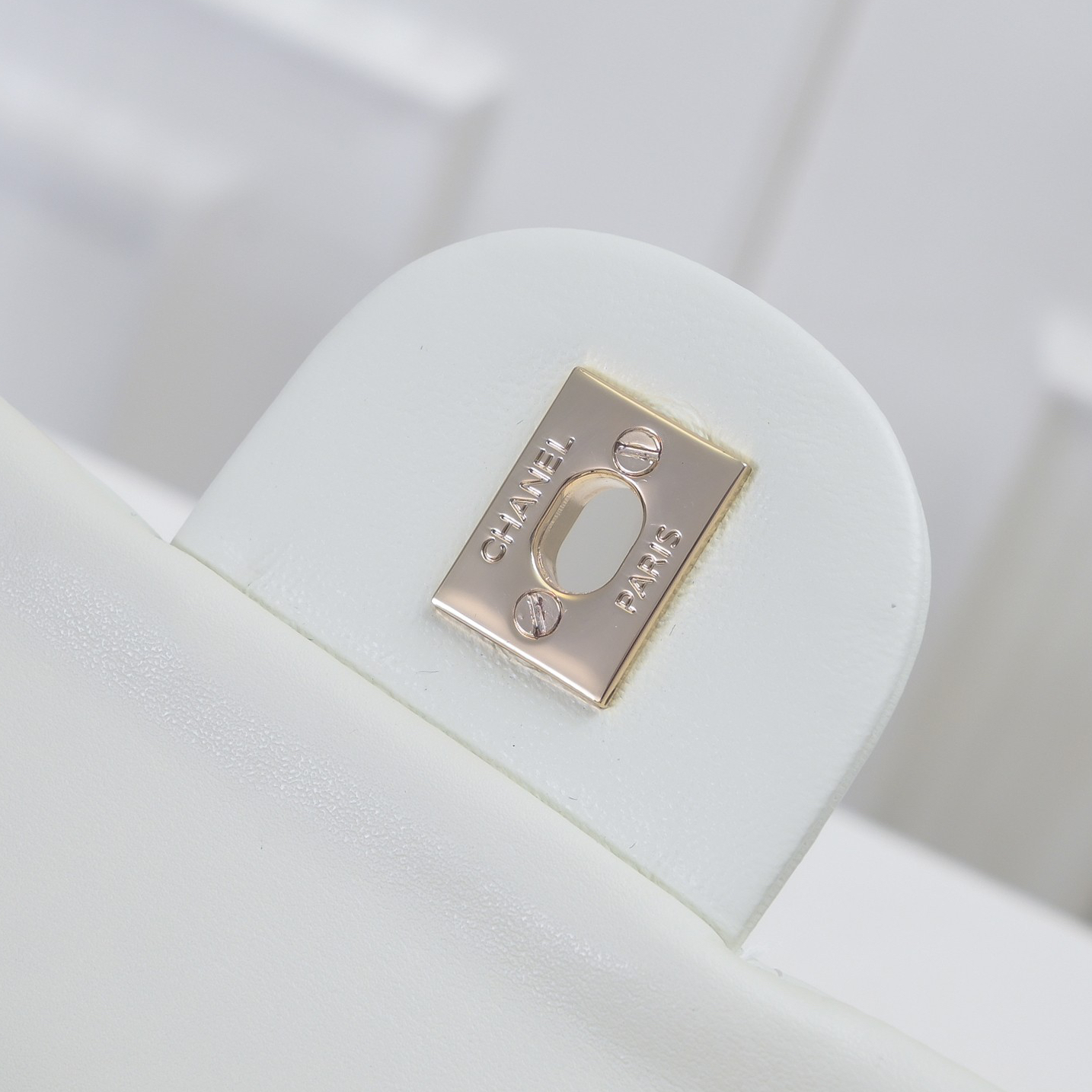 CHANEL -  Classic Flap CF Sheepskin Flap Crossbody Shoulder Bag