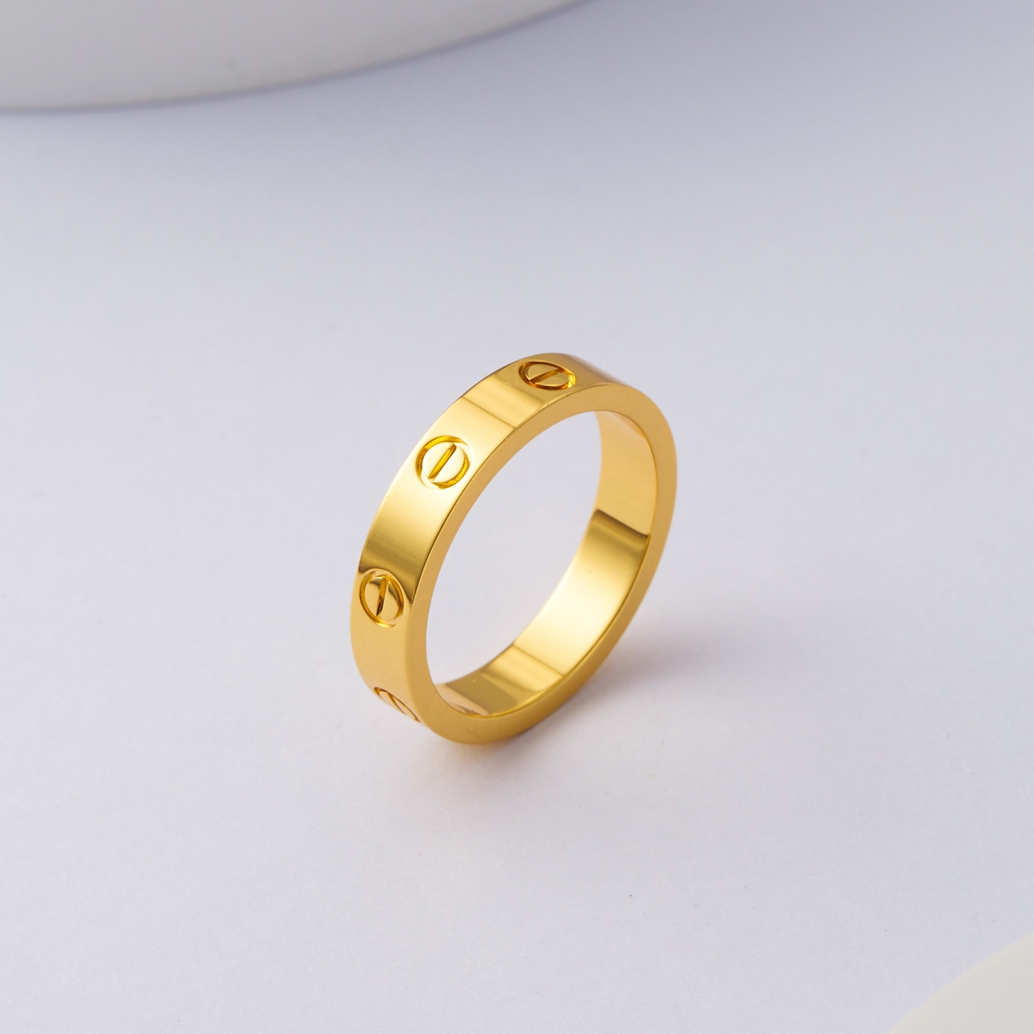 Cartier - Single Diamond Narrow Edition Screw Ring