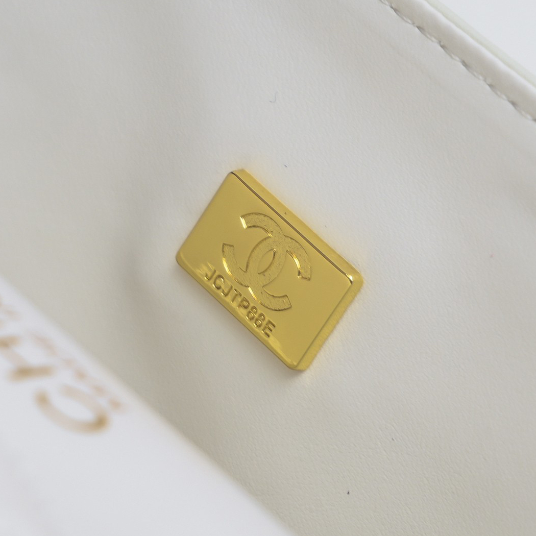 CHANEL -  Classic Flap CF Sheepskin Flap Crossbody Shoulder Bag