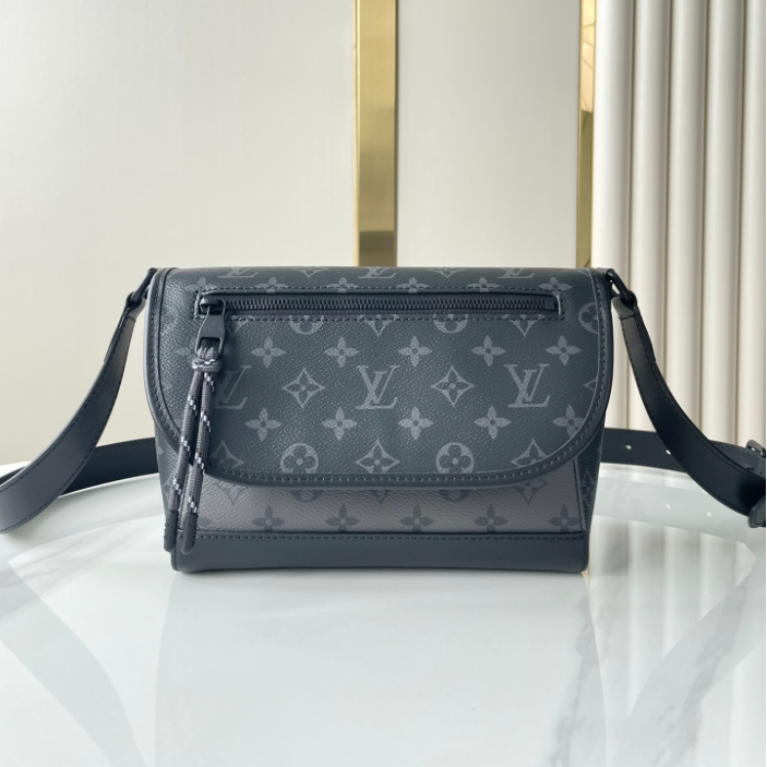 LV-Color Blocked Mailman Bag