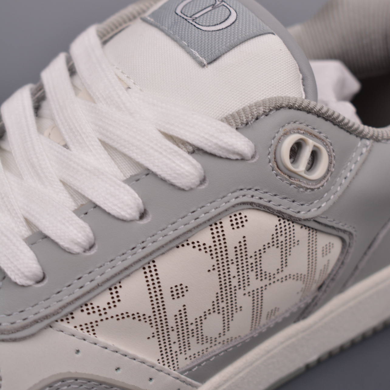 DIOR - Leather Round Toe Flat Heel Low Top Board Shoes