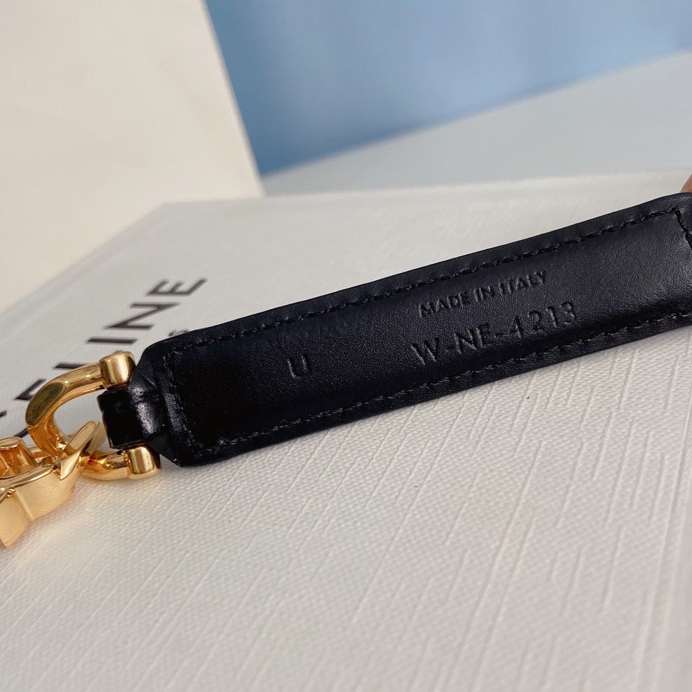 CELINE - Taurillon Calf Leather Belt