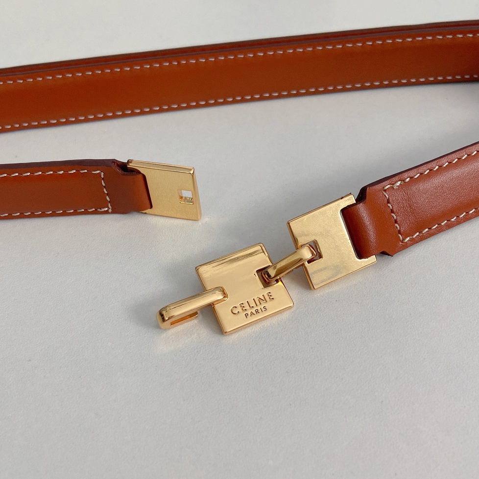 CELINE - Taurillon Leather Belt