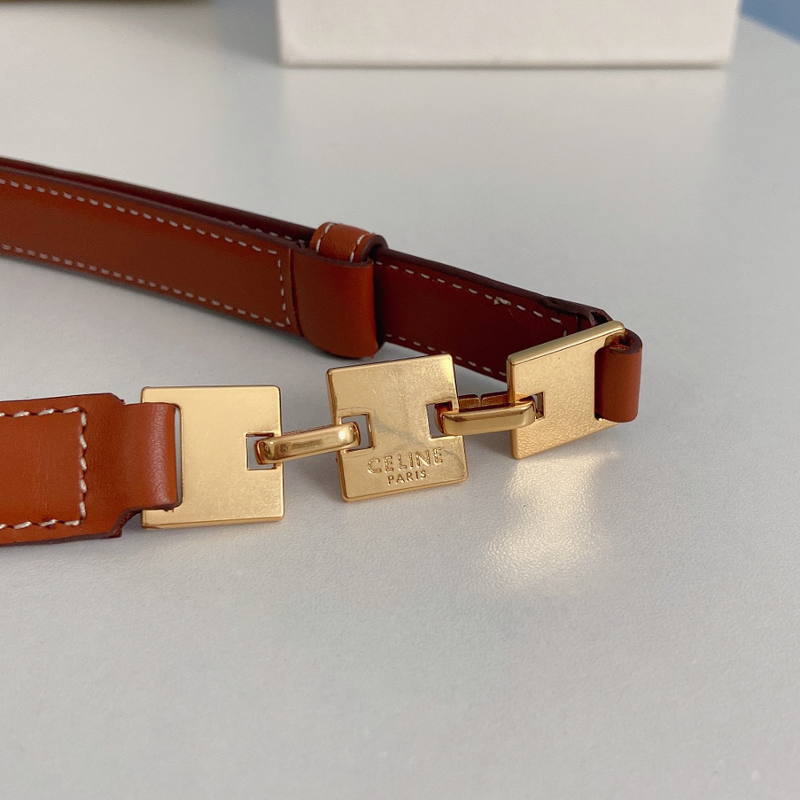 CELINE - Taurillon Leather Belt