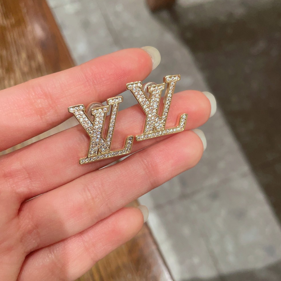 LV - Full Diamond Earstuds