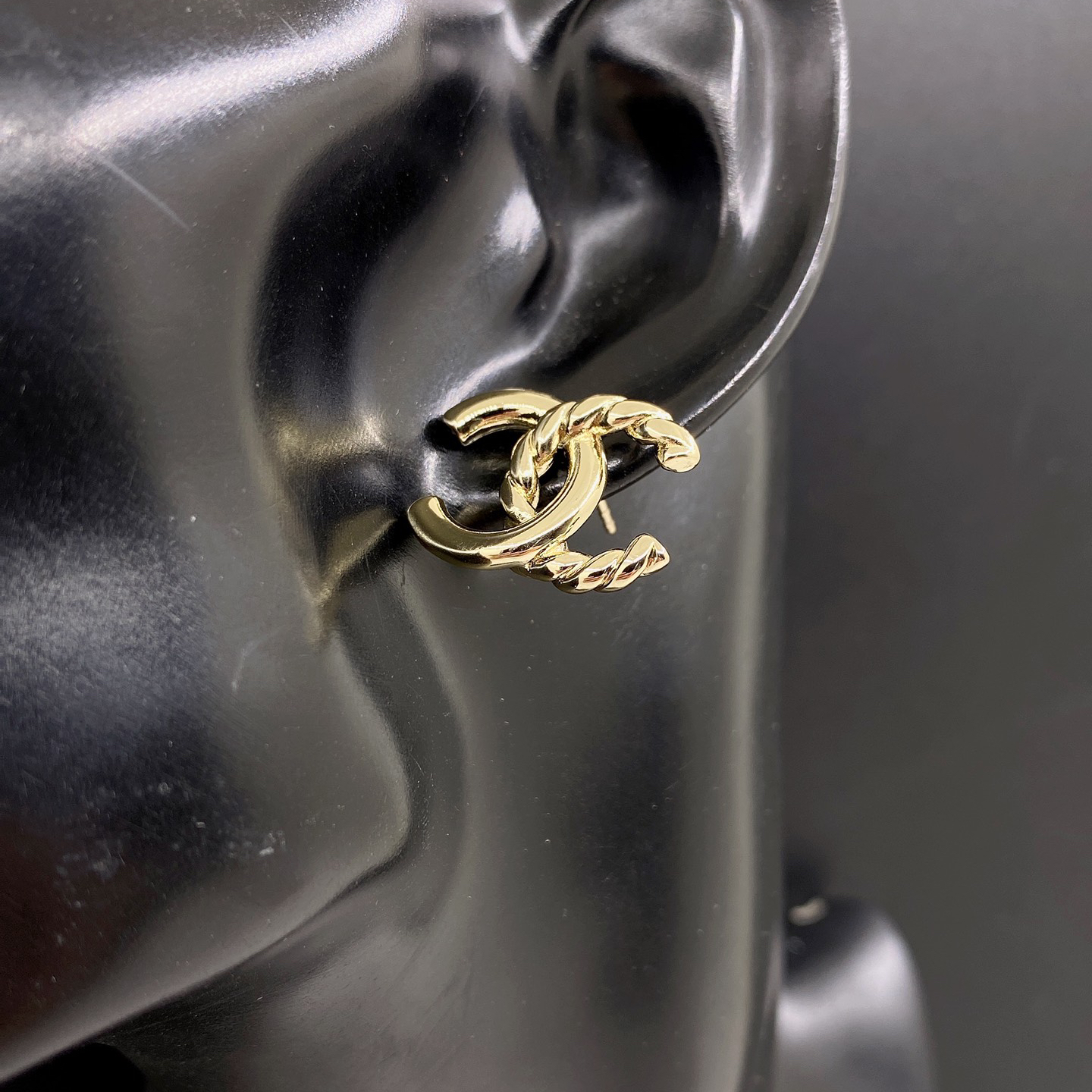 CHANEL -  Fried Dough Twists Earrings