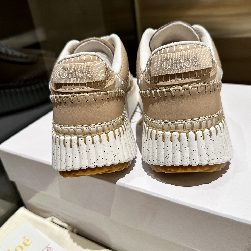 Chloe - Nama Leather Round Toe Lifestyle Shoes