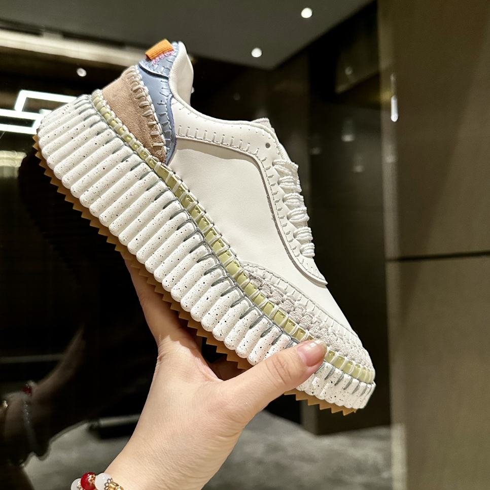 Chloe - Nama Leather Round Toe Lifestyle Shoes