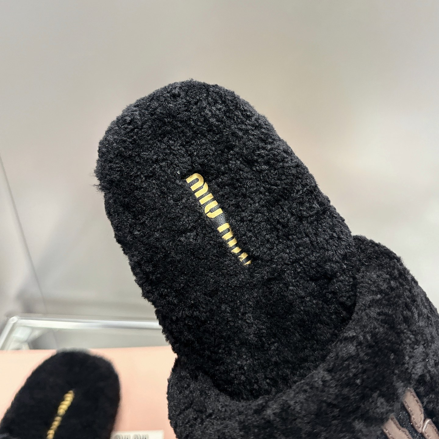 MIU MIU - Thick-soled Furry Slippers