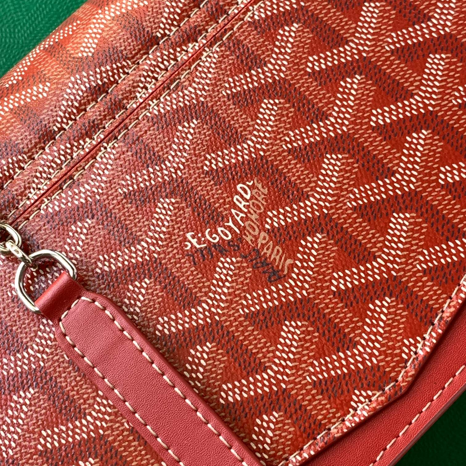 GOYARD - Duchess Marie-Caroline Canvas and Calfskin Shoulder and Crossbody Bag